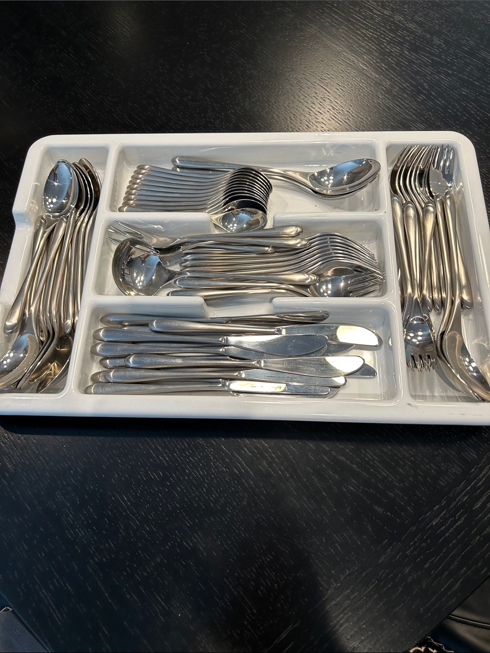 Rosenthal Taille 70 Piece Polished Silver Stainless Flatware Set